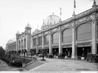 Vista del Palais des Beaux-arts, Exposición Universal, París, 1889